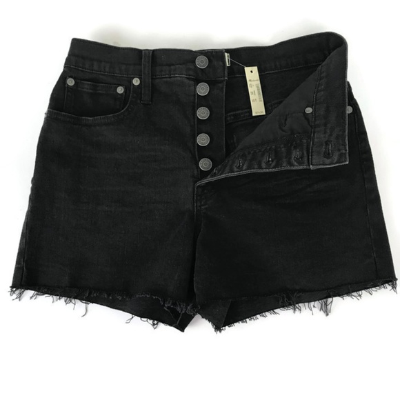 Madewell Pants - Madewell Womens Shorts Size 27 Black Cut Off